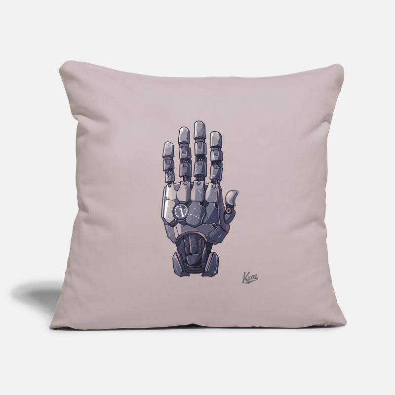 Roboter- oder Cyborg-Hand Sofakissenbezug 45 x 45 cm