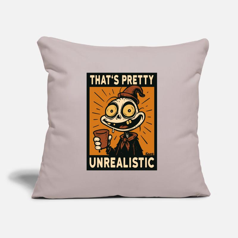Strange skeleton: This is quite unrealistic Sofa pillowcase 17,3'' x 17,3'' (45 x 45 cm)