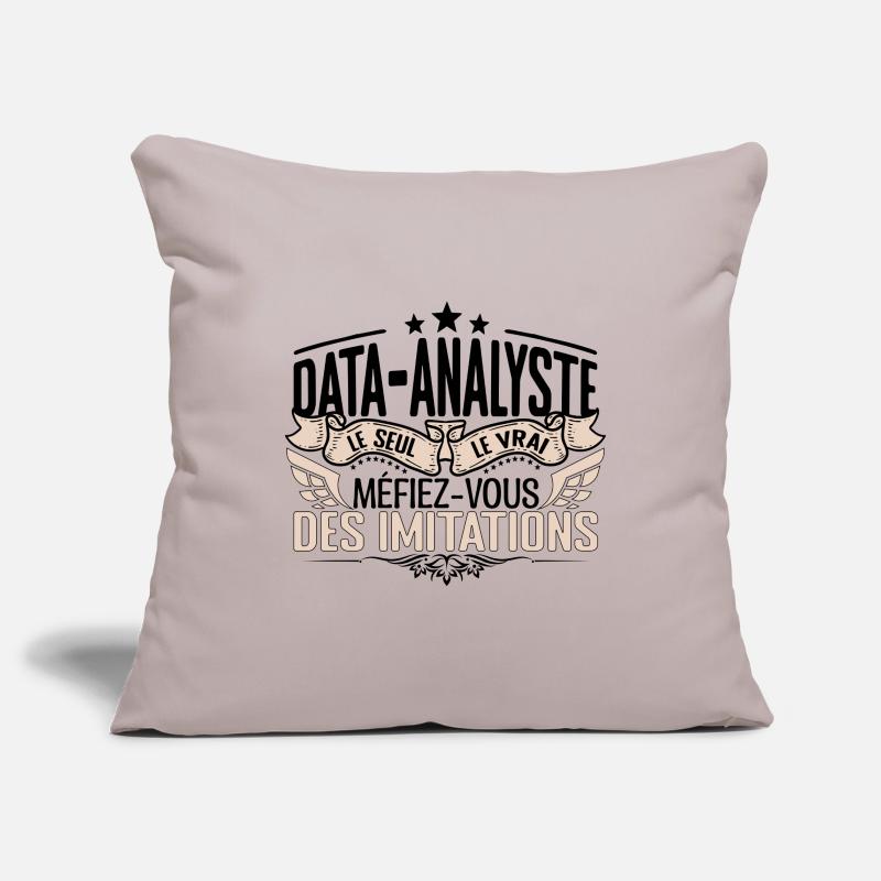 Data Analyste cadeau Data Analyste le vrai Data An Housse de coussin décorative 45 x 45 cm
