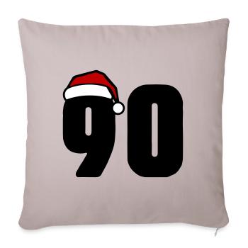 90 Number Christmas - Sofa pillowcase 17,3'' x 17,3'' (45 x 45 cm) - light taupe - Front