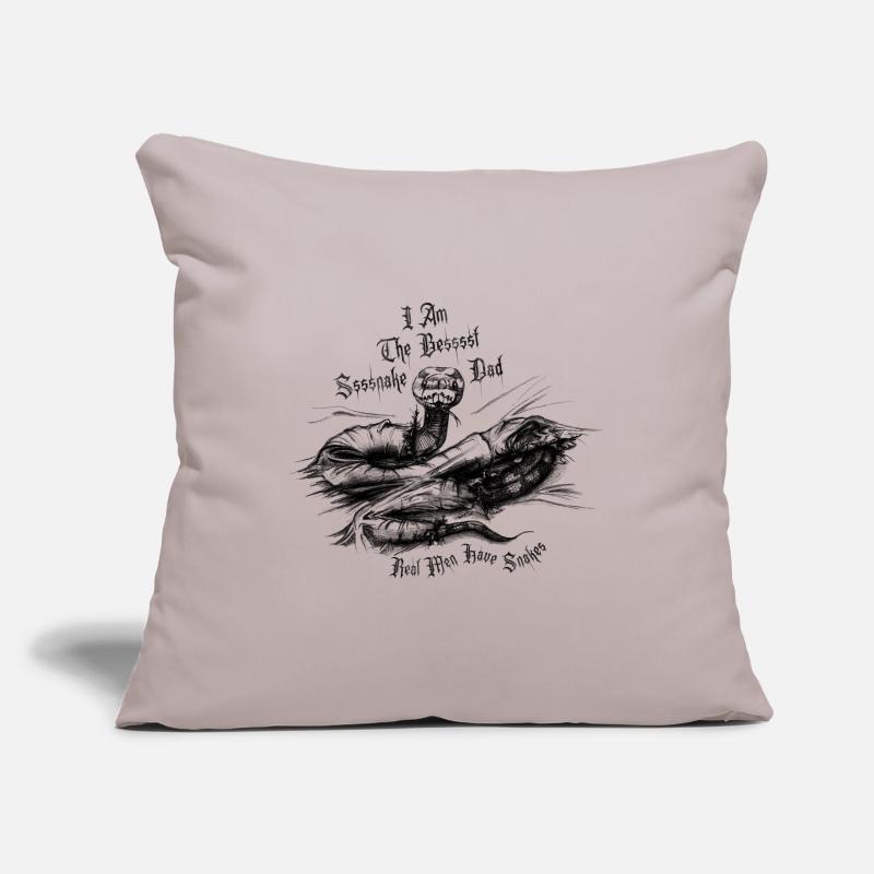 Serpent - Serpent - Boule Python - Meilleur papa serpent Housse de coussin décorative 45 x 45 cm
