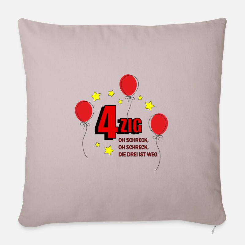 4zig - Sofa pillowcase 17,3'' x 17,3'' (45 x 45 cm) - light taupe