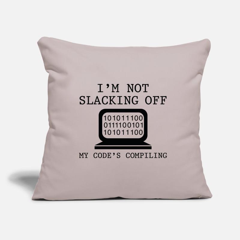 Je ne relâche pas la compilation de mon code Housse de coussin décorative 45 x 45 cm