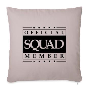 Squad member - Housse de coussin décorative 45 x 45 cm - taupe clair - Devant