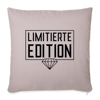 limited edition - Sofa pillowcase 17,3'' x 17,3'' (45 x 45 cm) - light taupe - Front