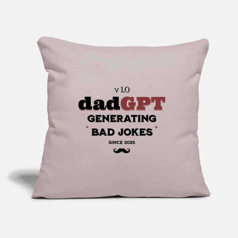 DadGPT Generating Bad Jokes Since 2025 Techie Dad Sofa pillowcase 17,3'' x 17,3'' (45 x 45 cm)