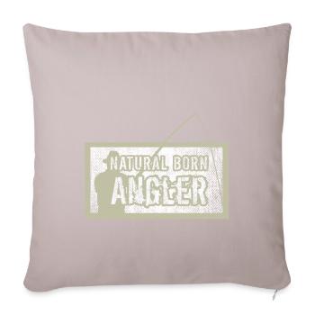 Natural Born Angler beige - Sofa pillowcase 17,3'' x 17,3'' (45 x 45 cm) - light taupe - Front