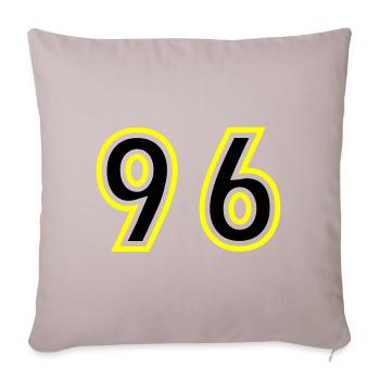96 Nombre Collège - Housse de coussin décorative 45 x 45 cm - taupe clair - Devant