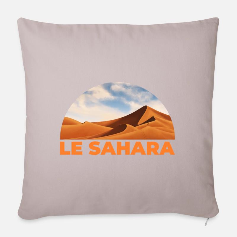 Die Sahara - Sofakissenbezug 45 x 45 cm - helles Taupe