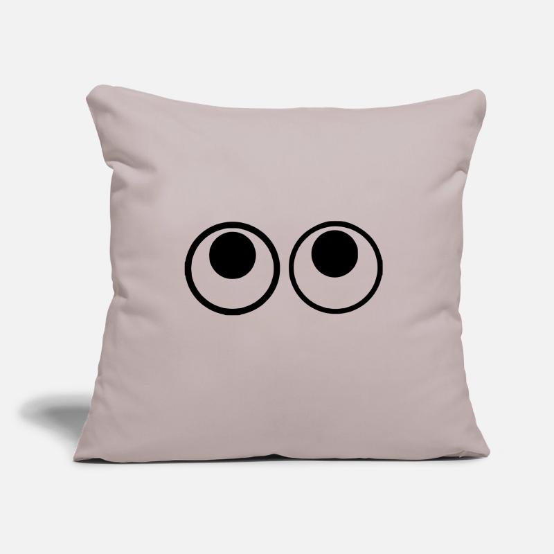 comic eyes 4 Sofa pillowcase 17,3'' x 17,3'' (45 x 45 cm)