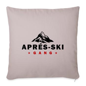 Après-ski Gang - Housse de coussin décorative 45 x 45 cm - taupe clair - Devant