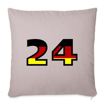 24 Number Germany Jersey - Sofa pillowcase 17,3'' x 17,3'' (45 x 45 cm) - light taupe - Front