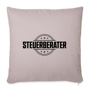 Steuerberater Beruf - Sofakissenbezug 45 x 45 cm - helles Taupe - Vorne
