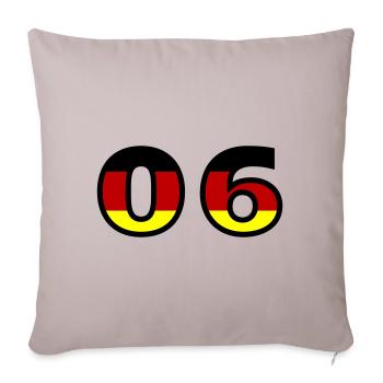 6 Number Germany Jersey - Sofa pillowcase 17,3'' x 17,3'' (45 x 45 cm) - light taupe - Front