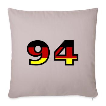 94 Numéro Allemagne Jersey - Housse de coussin décorative 45 x 45 cm - taupe clair - Devant