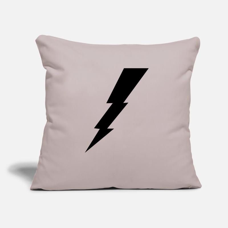 Flash éclair Housse de coussin décorative 45 x 45 cm