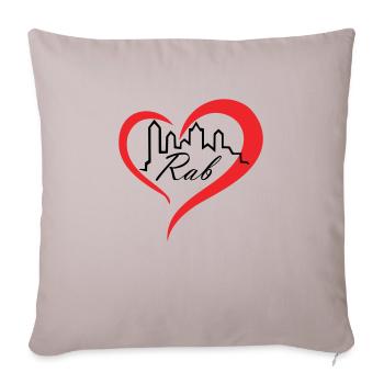 Rab Vibes – Pure Island Magic - Sofa pillowcase 17,3'' x 17,3'' (45 x 45 cm) - light taupe - Front