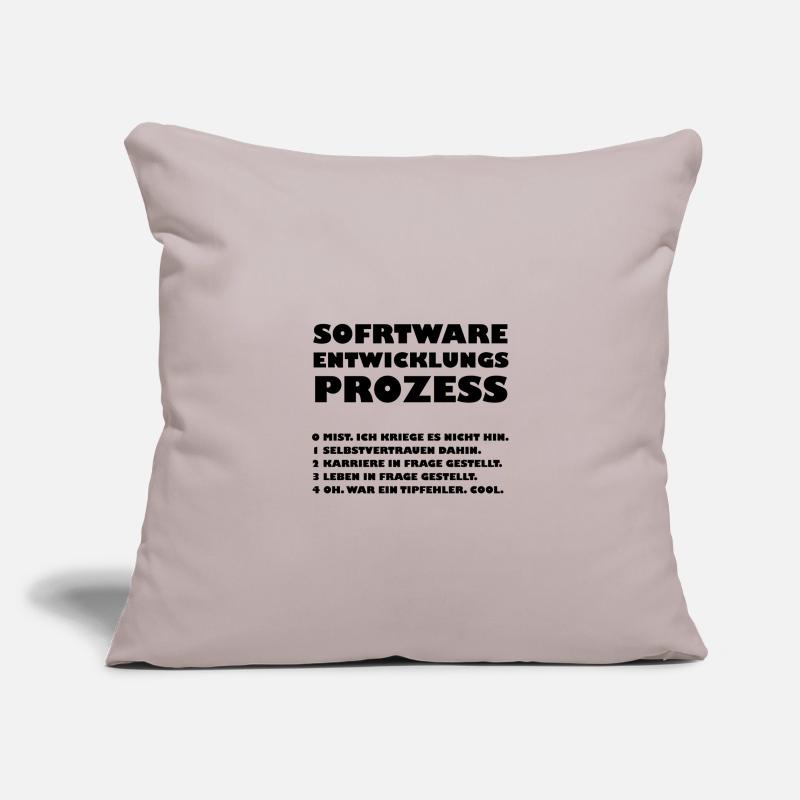 Software development process Sofa pillowcase 17,3'' x 17,3'' (45 x 45 cm)