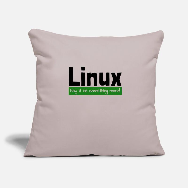 Linux Computer Computerarbeit witzige Sprüche Nerd Sofakissenbezug 45 x 45 cm