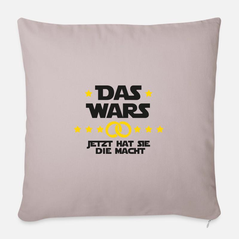Das wars 2 - Sofakissenbezug 45 x 45 cm - helles Taupe