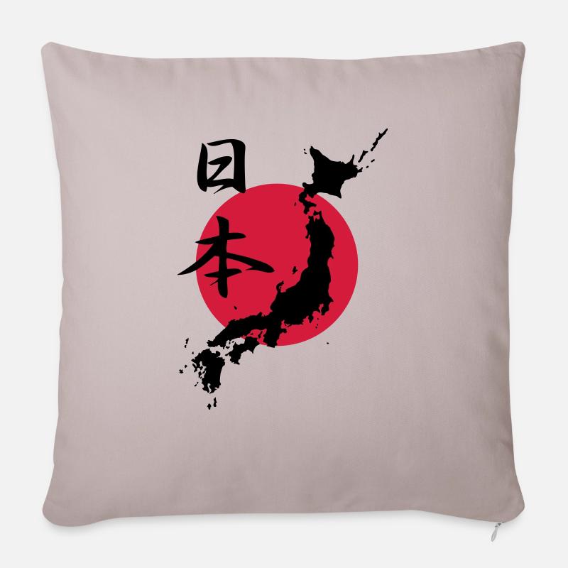 Japan 1 - Sofakissenbezug 45 x 45 cm - helles Taupe