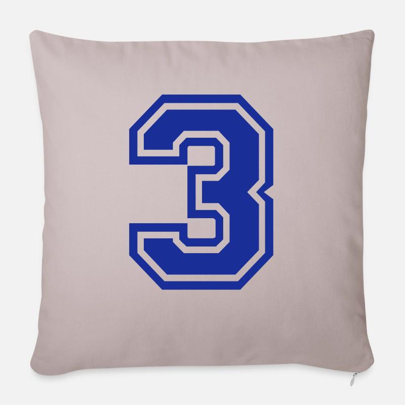 3 - Sofakissenbezug 45 x 45 cm - helles Taupe