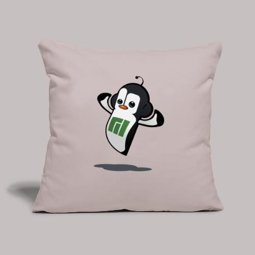 Manjaro Mascot strong left - Sofa pillowcase 17,3'' x 17,3'' (45 x 45 cm)