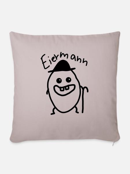 Eiermann - Sofakissenbezug 45 x 45 cm - helles Taupe