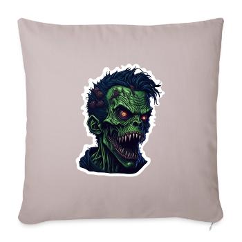 Zombie - Sofakissenbezug 45 x 45 cm - helles Taupe - Vorne