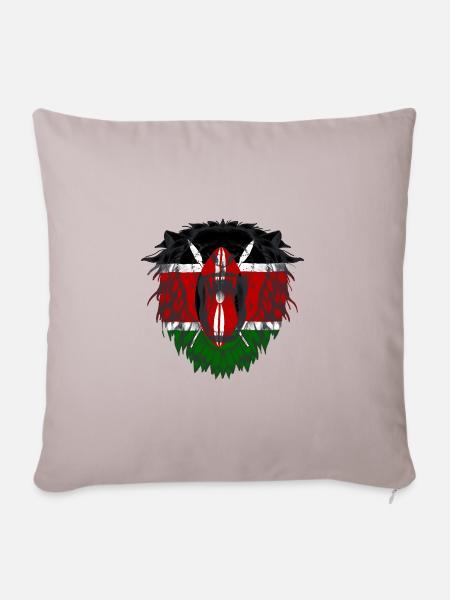 Kenia - Sofakissenbezug 45 x 45 cm - helles Taupe