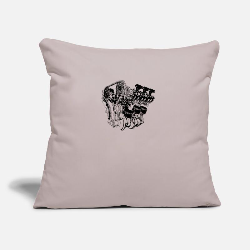 Engine design Sofa pillowcase 17,3'' x 17,3'' (45 x 45 cm)