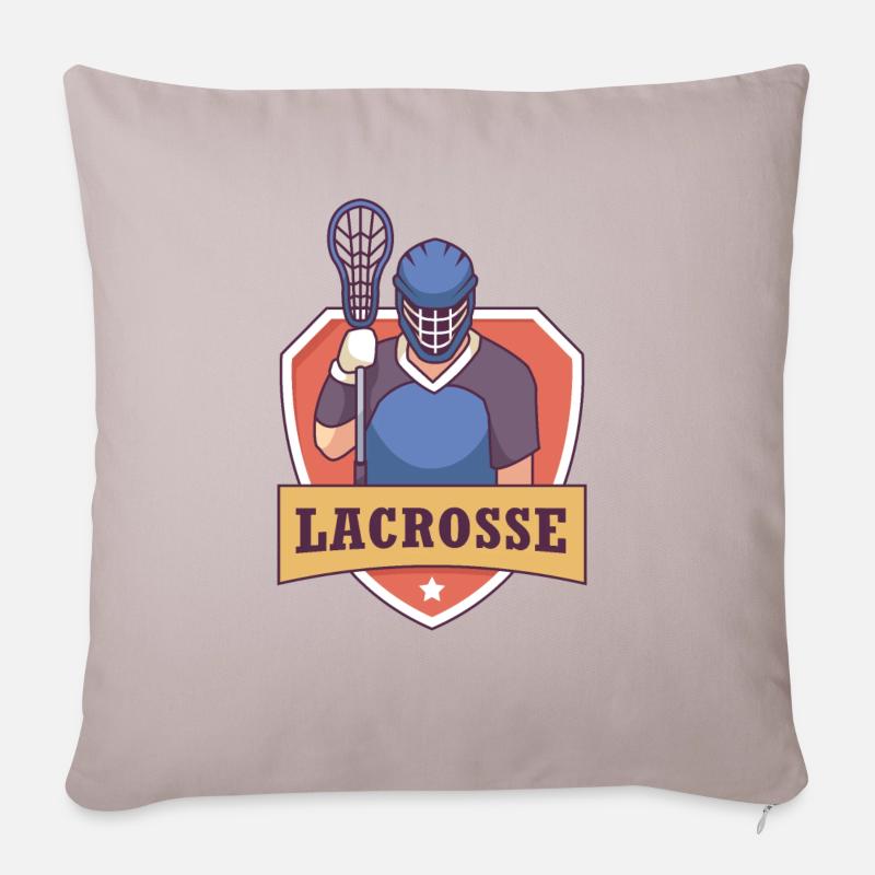 Lacrosse - Sofakissenbezug 45 x 45 cm - helles Taupe