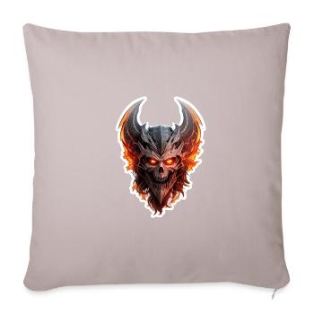 Halloween Ange de la mort - Housse de coussin décorative 45 x 45 cm - taupe clair - Devant