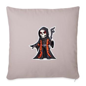 Skeleton Halloween - Sofa pillowcase 17,3'' x 17,3'' (45 x 45 cm) - light taupe - Front