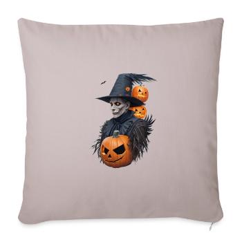 Halloween Scarecrow - Sofa pillowcase 17,3'' x 17,3'' (45 x 45 cm) - light taupe - Front