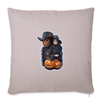 Halloween Scarecrow - Sofa pillowcase 17,3'' x 17,3'' (45 x 45 cm) - light taupe - Front