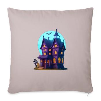Spooky Villa Halloween - Sofa pillowcase 17,3'' x 17,3'' (45 x 45 cm) - light taupe - Front