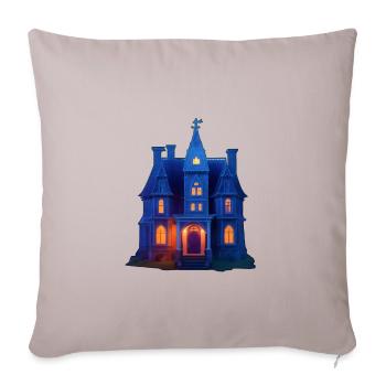 Spooky House Halloween - Sofa pillowcase 17,3'' x 17,3'' (45 x 45 cm) - light taupe - Front