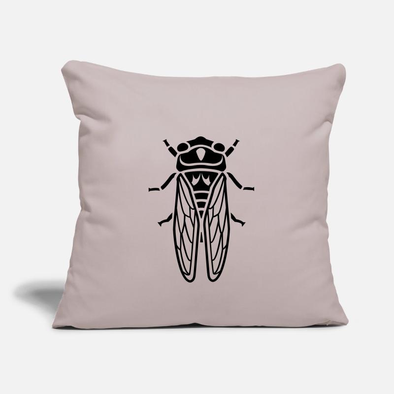 Cicada - insect Sofa pillowcase 17,3'' x 17,3'' (45 x 45 cm)