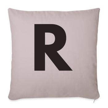 R - Sofakissenbezug 45 x 45 cm - helles Taupe - Vorne