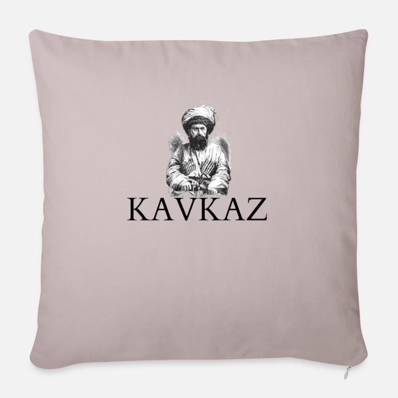 KAVKAZ - Sofakissenbezug 45 x 45 cm - helles Taupe