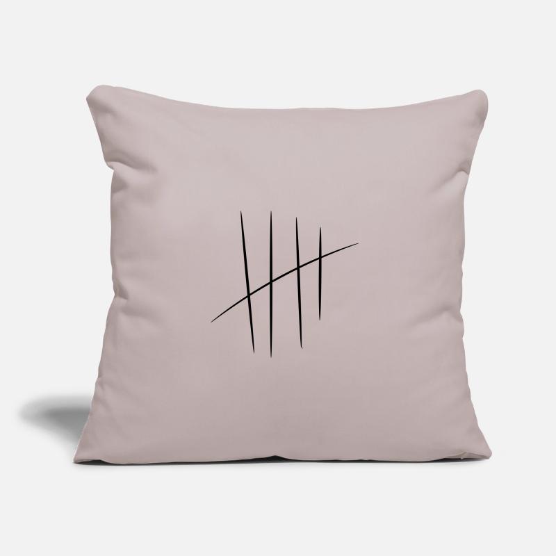 compte Housse de coussin décorative 45 x 45 cm