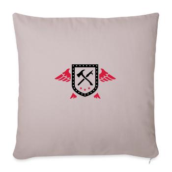Firefighter - Rescue - Sofa pillowcase 17,3'' x 17,3'' (45 x 45 cm) - light taupe - Front