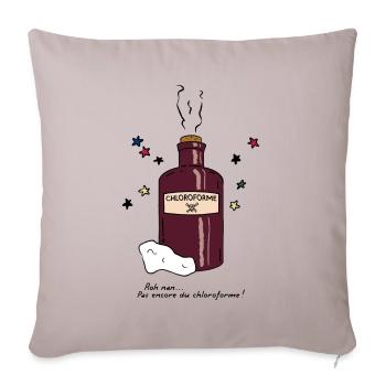 Chloroforme - Housse de coussin décorative 45 x 45 cm - taupe clair - Devant