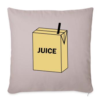Safttüte, Juice - Sofakissenbezug 45 x 45 cm - helles Taupe - Vorne