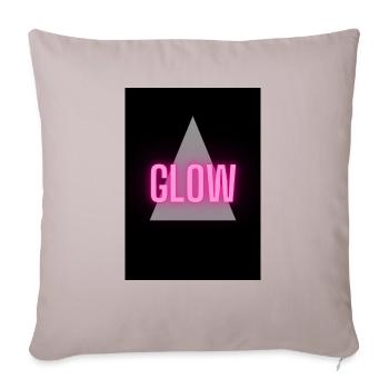 Glow Story - Sofakissenbezug 45 x 45 cm - helles Taupe - Vorne
