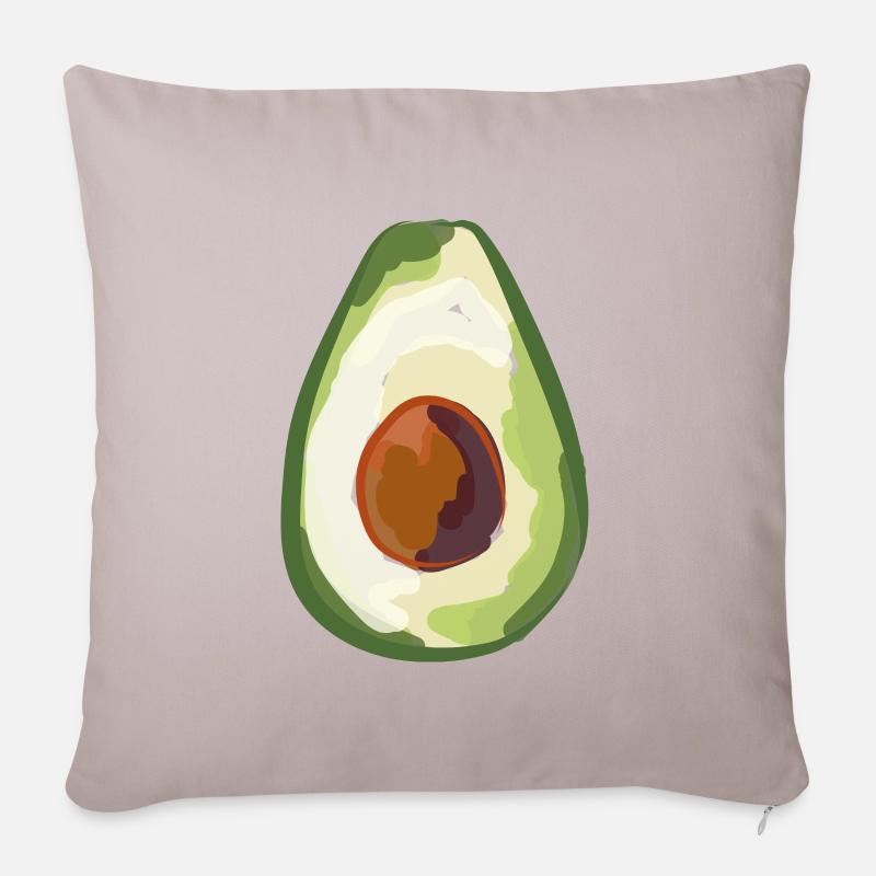 AVOCADO - Sofakissenbezug 45 x 45 cm - helles Taupe