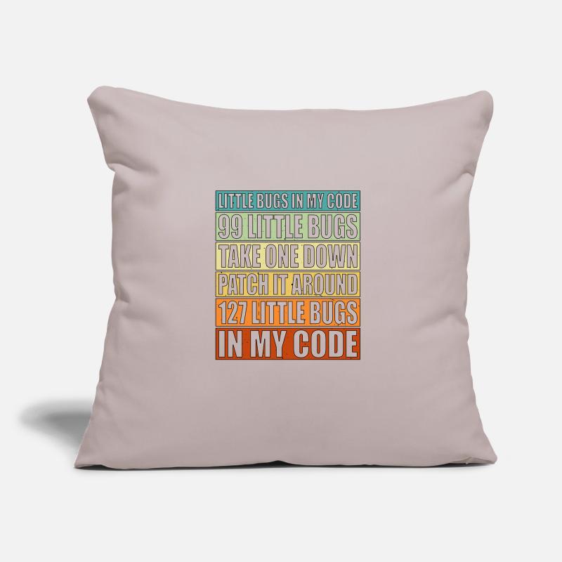 99 petits bugs dans mon code 6 Housse de coussin décorative 45 x 45 cm