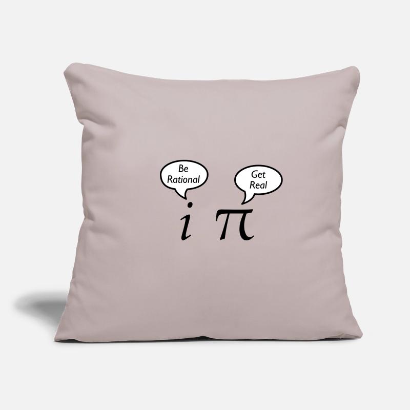 math pie blague fun math prof de physique blagues Housse de coussin décorative 45 x 45 cm