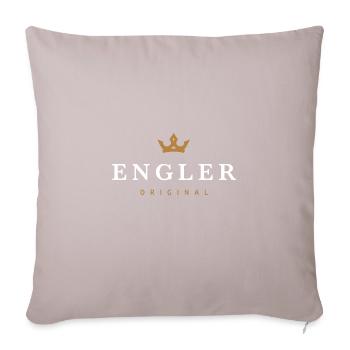 Engler Original Family Logo - Sofa pillowcase 17,3'' x 17,3'' (45 x 45 cm) - light taupe - Front